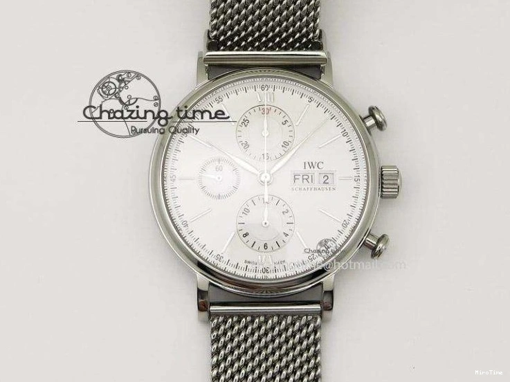 MIROTIME 0413 HighQuality Mark XVIII IW327010 SS M+F 1:1 Best Edition Brown Dial on Brown Leather Strap A 7049